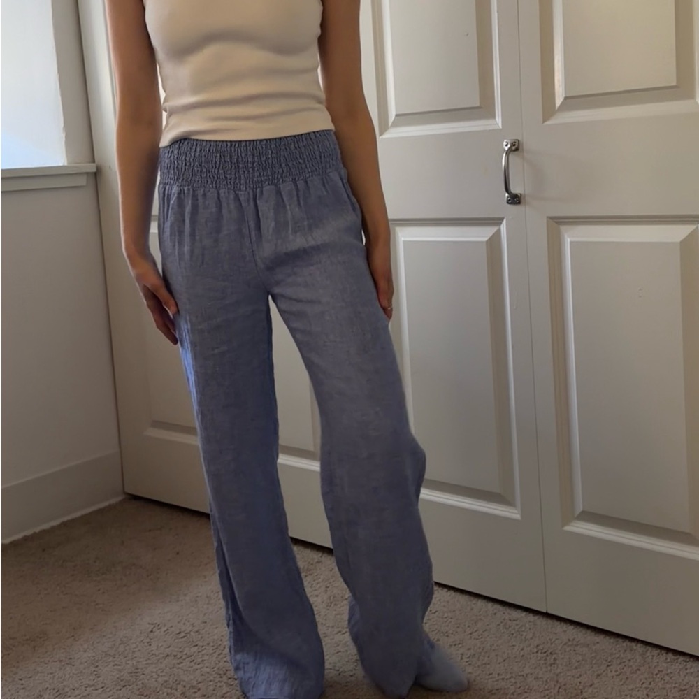 Sigrid Olsen 100% Linen Pants